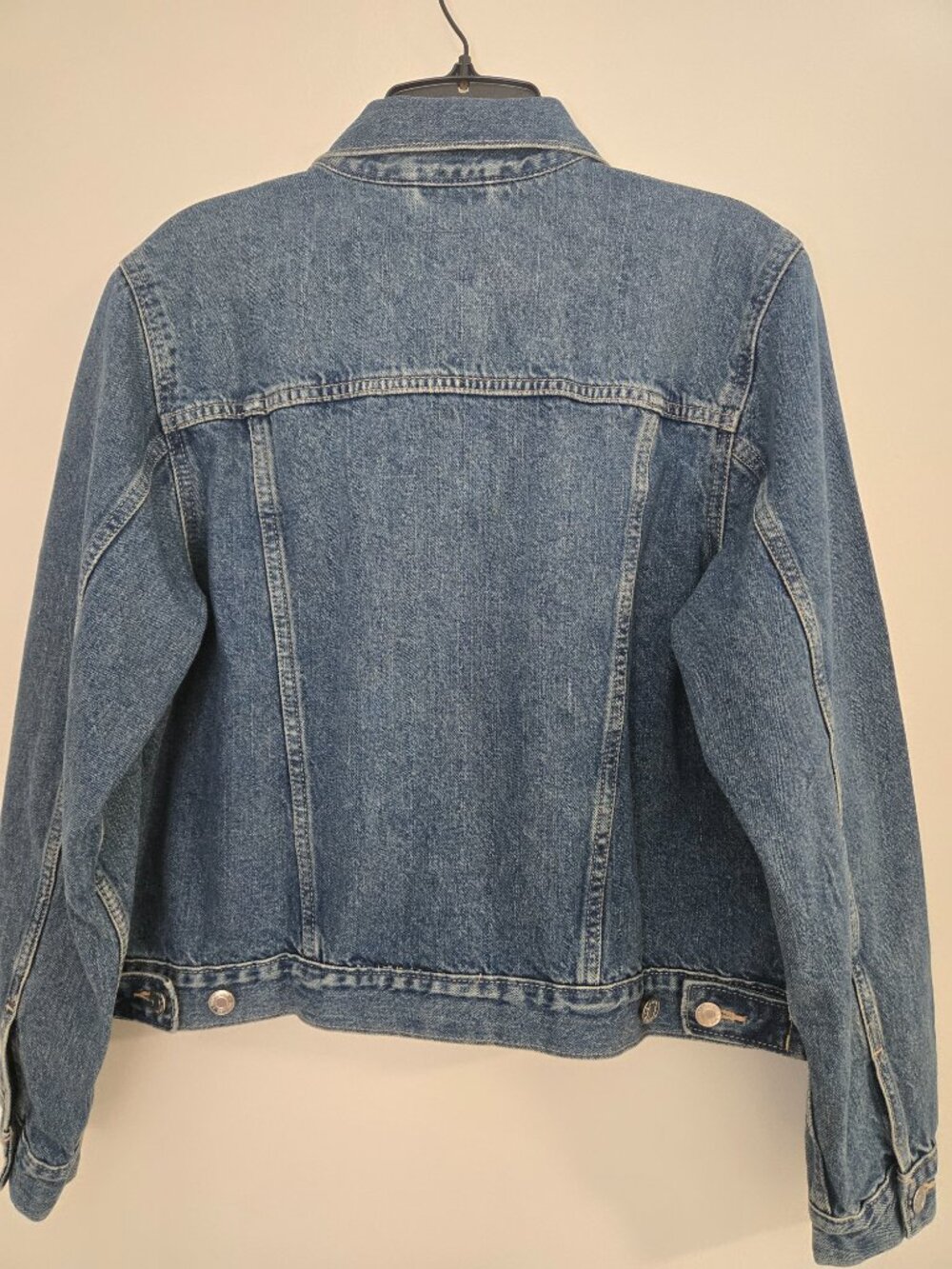 GAP Denim Jacket Women's Size Large-Button Front-Timeless Fashion-90's-Classic - Picture 4 of 5